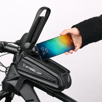 Biciclete Biciclete Sac De Cadru Touchscreen Telefon Caz Pentru Iphone 12 Ciclism Genti Top Tube Ghidon Bicicleta Accesorii Allen