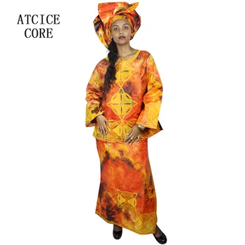 African rochii pentru femei bazin riche de design de broderie rochie lunga DP139