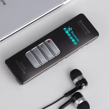 Bluetooth Recorder de Voce Telefon Mobil de Înregistrare de Apel Sunet de Activare VOX VOS Protecție cu parolă MP3 Play