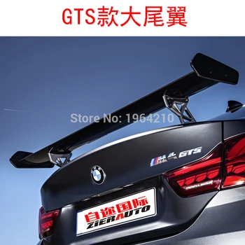 Auto Styling Exterior din Fibra de Carbon Modificat GTS Spoiler Spate Coada Portbagaj Buza Aripii Decor se Potrivesc Pentru BMW 82 F80 M3 M4 M5 M6