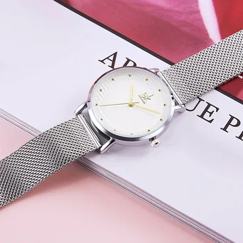 Shengke de Lux pentru Femei de Moda Stil Creativ Ceasuri de Brand Cristal Brățară Ceas pentru Femei Bijuterii