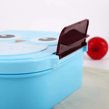 Bufnita cu Microunde Copiii Castron Bento LunchBox Cu Lingura Furculita Sigilate Mizerie Tin Cina Găleată Beno cutie de Fructe de Cruditati Container pentru Alimente