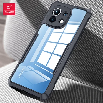 Pentru Xiaomi Mi de Caz 11 cu Airbag Tehnologie rezistent la Șocuri Camera Ecran de Protectie Transparent Capacul din Spate Coajă De Mi 11 Xundd