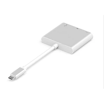 3 în 1 USB 3.1 Tip C compatibil HDMI 4K USB 3.0 HUB USB C multi-port Convertor Adaptor Adaptor Dock Cablu pentru Samsung
