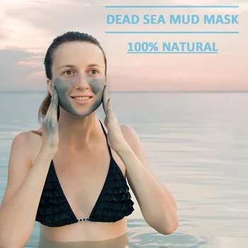 Namol De La Marea Moarta, Masca Fata Corpului Minerale Naturale De Calitate Spa Porilor Reductor Pentru Acnee Puncte Negre De Piele Se Strange