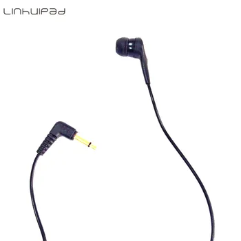 Linhuipad 1-Bud negru pentru căști de 3,5 mm plug de aur Singură parte MONO earbug 1,2 M w/Heavy-Duty Cablu pentru telefon Inteligent biblioteca școlii