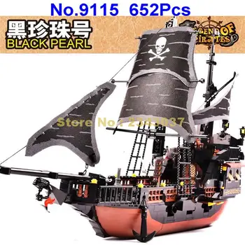 652pcs pirates corabia black pearl 5 bloc Jucărie