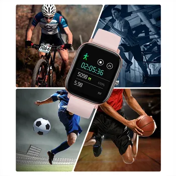 LIGE Moda Ceas Inteligent Pentru Barbati Femei IPX7 rezistent la apă Fitness Tracker LED Full Touch Screen Monitor de Ritm Cardiac Sport smartwatch