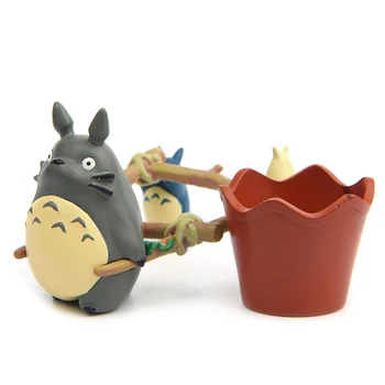 1buc Studio Ghibli Miyazaki Hayao Vecinul Meu Totoro Jucării Trage Coș Totoro PVC Acțiune Figura Modelul de Colectare de Jucării pentru Copii Cadouri
