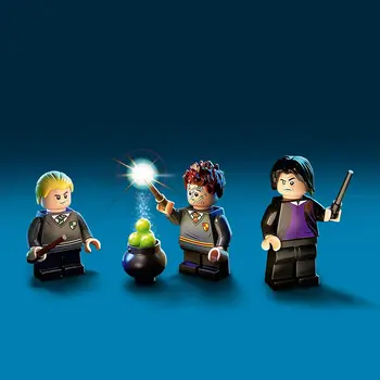 LEGO Harry Potter Hogwarts Moment Poțiuni Clasa 76383 de Colectie Carte Jucărie Caz de Călătorie Portabil Playset Cadou Construibil Jucarii