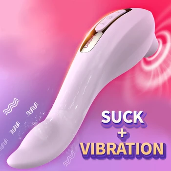 Multifunctional Suge Vibratorul Mamelonului Matern stimulator clitoris Inseriabil limba G-SPOTVibrators pentru Femei Adulte jucarii Sexuale