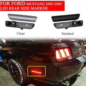 2 BUC Lumini Pentru Ford Mustang 2005-2009 An Masina Red Led Bara Spate Reflector de poziție Laterale Clare sau Afumat Obiectiv