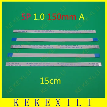 10buc 150mm 15cm Lungime 1.0 mm Pas 5Pin Flexibil Cablu Plat FFC / FPC pentru DVD EVD LCD Izotropiei Tip Flexibil Cablu Plat de Sârmă