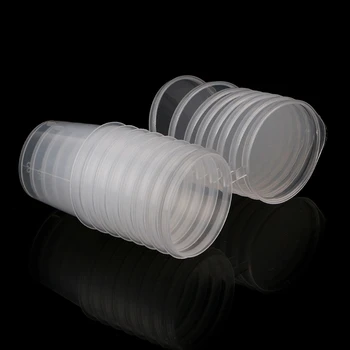 100buc 25ml Mici de Plastic de Unică folosință Sos de Pahare de Plastic de Unică folosință Sos Cani Cu Capac Containere de Depozitare a Alimentelor Cutii