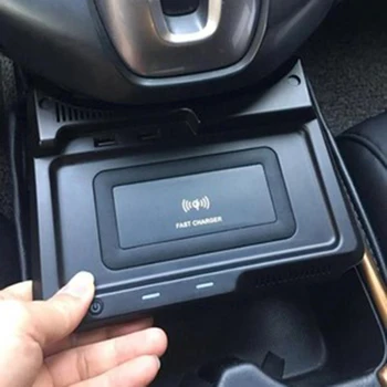 Pentru Honda CRV CR-V 2017 2018 2019 10w mașină de încărcare wireless QI încărcător de telefon de încărcare suport de telefon accesorii pentru iPhone 8 X