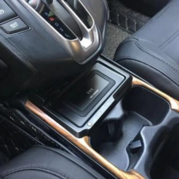 Pentru Honda CRV CR-V 2017 2018 2019 10w mașină de încărcare wireless QI încărcător de telefon de încărcare suport de telefon accesorii pentru iPhone 8 X