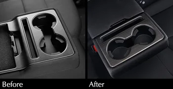 Pentru Mazda CX-5 CX5 2017-2020 KF Bancheta din Spate Consola de Aer Conditionat Priza de Acoperire Cadru Tăiați Garnitura Decotive Autocolante Auto Styling