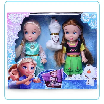 2020 Jucării Disney Frozen Princess Anna, Elsa, Kristoff, Sven Olaf PVC Figurine Model de Păpuși pentru Copii Colecția de Cadouri de Crăciun
