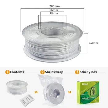 SUNLU Imprimantă 3D cu Filament de Marmură PLA 1KG 1,75 MM Imprimante 3D din plastic textură de Marmură Biodegradabile Filamente Materiale de Imprimare