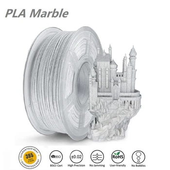 SUNLU Imprimantă 3D cu Filament de Marmură PLA 1KG 1,75 MM Imprimante 3D din plastic textură de Marmură Biodegradabile Filamente Materiale de Imprimare
