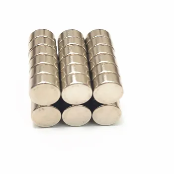10 mm x 8 mm Magnet Neodim 10x8 mm, Super-Puternic, Puternică Magnetic Permanent imanes N35 Rotund NdFeB 10x8 Magnetic standard