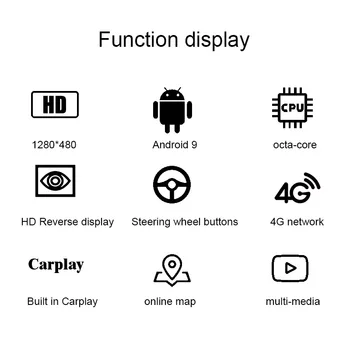 Android 9 octa core 6+128G Dvd Automotivo Auto Multimedia Player Radio Pentru Audi Q7 2005-GPS de Navigare Video