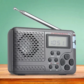 Radio portabil Am/Fm/Sw Buzunar Radio cu Lcd Sn Multi-Band Stereo Digital Dsp Receptor Radio