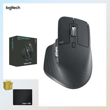 Promovare!! Logitech MX Master 3 Mouse-ul fără Fir Bluetooth cu 2.4 G Receptor Mouse de Gaming Office Mouse-ul pentru laptop pc NEGRU