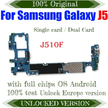 De Testare UE Versiune de Înaltă Calitate, Placa de baza Pentru Samsung Galaxy J5 J510F Placa de baza Pentru Samsung Galaxy J5 J510F Logica Bord