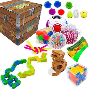 Noi Frământa Jucării Anti Stres Jucărie Set Elastic Siruri De Caractere Marmură, Plasă De Relief Cadou Pentru Adulti Fata De Copii Senzoriale De Relief De Stres Jucarii