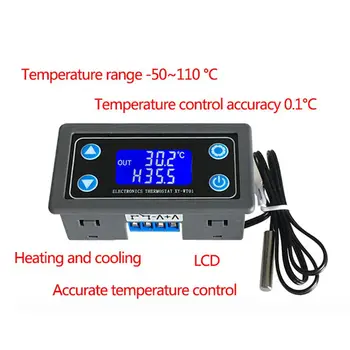 XY-WT01 Controler de Temperatura Digital cu LED-uri de Afișare de Încălzire/Răcire Regulator Termostat Comutator