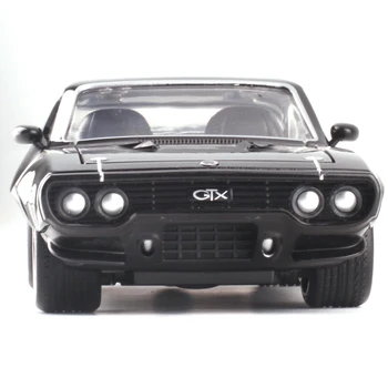 1/24 scară de metal aliaj 1972 DOM PLYMOUTH GTX curse rapid turnat model de masina de jucarie F adult colectia pentru copii