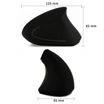 CHYI Ergonomic Vertical Mouse-ul fără Fir Bluetooth Mouse-ul 1600DPI Reglabil LED Backlit Șoareci Cu Încheietura Restul Mouse Pad Pentru Laptop