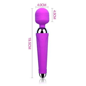 Puternic Vibrator cu 10 viteze AV Bagheta Magic de Sticlă Penis artificial Vibratoare pentru Vagin Masaj G-spot Stimulator Clitoris Jucarii Sexuale pentru Femei 18+