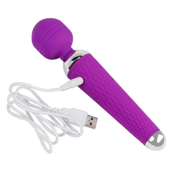 Puternic Vibrator cu 10 viteze AV Bagheta Magic de Sticlă Penis artificial Vibratoare pentru Vagin Masaj G-spot Stimulator Clitoris Jucarii Sexuale pentru Femei 18+