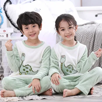 Băieți Fete Pijamale Pijama Set de Iepure de Desene animate de Crăciun Costum de Haine Complet Maneca Pijama Infantil Pijamale Copii 4 6 8 10 12 14Y