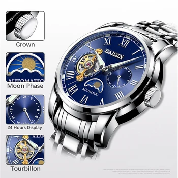 Utilaje noi pentru bărbați ceasuri HAIQIN de afaceri de moda încheietura ceasuri barbati brand de top luxury ceas barbati ceas rezistent la apa reloj hombre