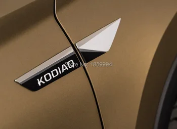 Pentru 2017 2018 2019 skoda kodiaq Original, autentic Partea Aripa Aripa usa Emblema, Insigna autocolant Tapiterie