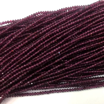 Autentic Naturale Violet Roșu Granat Almandite Pyralmandite Fațete Rondelle Coliere sau Bratari Margele Mici 2x3mm 15