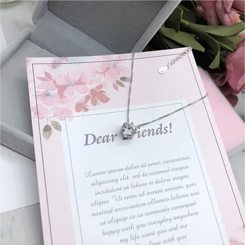 Femei Argint 925 Placat Cu Colier Strălucitor Piața Diamant Cravată Colier Pentru Petrecere Elegante, Bijuterii De Moda