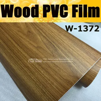 De bună calitate W1372 Lemn de Cereale din PVC Autocolant VINIL din Lemn Lemn PVC decor interior lemn de cereale vinil pvc de film de transport Gratuit