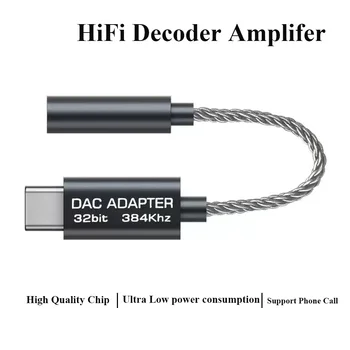 Realtek ALC5686 USB de Tip C DAC adaptor Căști HIFI Decodor Audio Jack de 3,5 mm otg tip c Converter pentru xiaomi, huawei Android