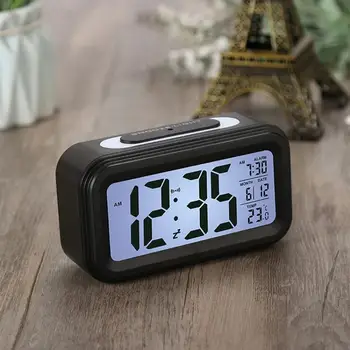 LED Digital Ceas cu Alarmă Snooze Iluminare Mut Calendar Desktop Electronice Bcaklight ceasuri de Masă, ceas de birou Ceasuri Digitale