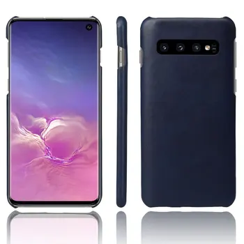 Vegan Acoperire din Piele pentru Samsung galaxy S20 S10 S9 S8 + ultra S10e S7 edge Nota 8 9 10 plus Anti-toamna Retro Înapoi Caz Telefon Coque