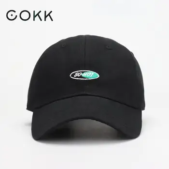 COKK 2020 Nou Broderie Atât de Fierbinte Bărbați Femei Șapcă de Baseball Bumbac Snapback Tata Pălărie Os Casquette Vară Cuplu Hip Hop Capace Gorras