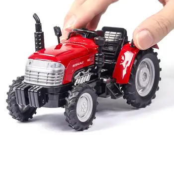 LeadingStar 1:32 Mini Simulare Aliaj Tractor Forma Modelul Farmer Mașină de Jucărie cu Sunet de Lumină