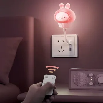 Noul USB cu LED-uri Stil de Mici LED-uri Lampa de Birou Lumini de Noapte Dormitor pat cameră de Decorare Camera Copil, Noaptea Lumina, Noaptea crește lactație lampa
