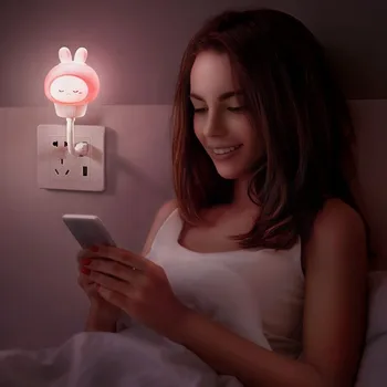 Noul USB cu LED-uri Stil de Mici LED-uri Lampa de Birou Lumini de Noapte Dormitor pat cameră de Decorare Camera Copil, Noaptea Lumina, Noaptea crește lactație lampa