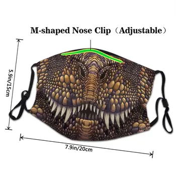 Jurassic Park Alan Grant Aventura Sci-Fi Film Mascarilla Masque Masca Faciala T. rex Măști Fation Gura Masca Anti Praf Masca