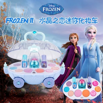 Printesa Disney frozen 2 produse cosmetice box set fete machiaj masina fard de ochi ruj fata de Moda Jucării jucării casa